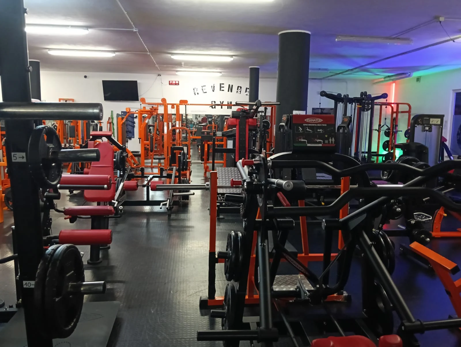 La sala pesi di Revenge Gym
